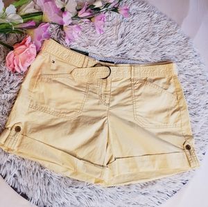 Tommy Hilfiger yellow shorts size 8